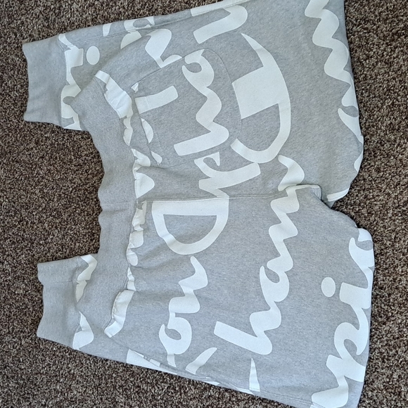 Champion Reverse Weave Women's Joggers All Over Print Grey - Picture 5 of 9